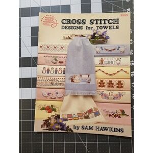 Vintage 1987 Cross‎ Stitch Designs for Towels Booklet